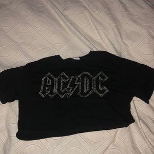 Urban Outfitters cropped band tee